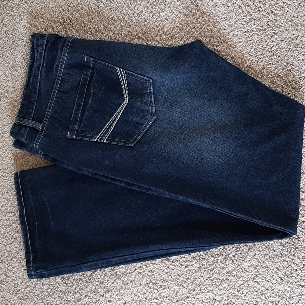 Carbon Low Rise Slim Straight Jeans 36/34